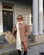 Manteau oversize en mélange de laine pour femme | Sidmouth