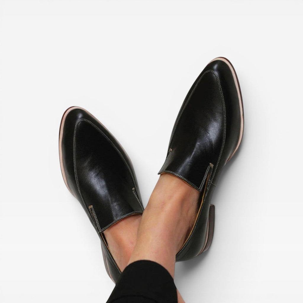 Women's Minimalist Leather Loafers — view 2