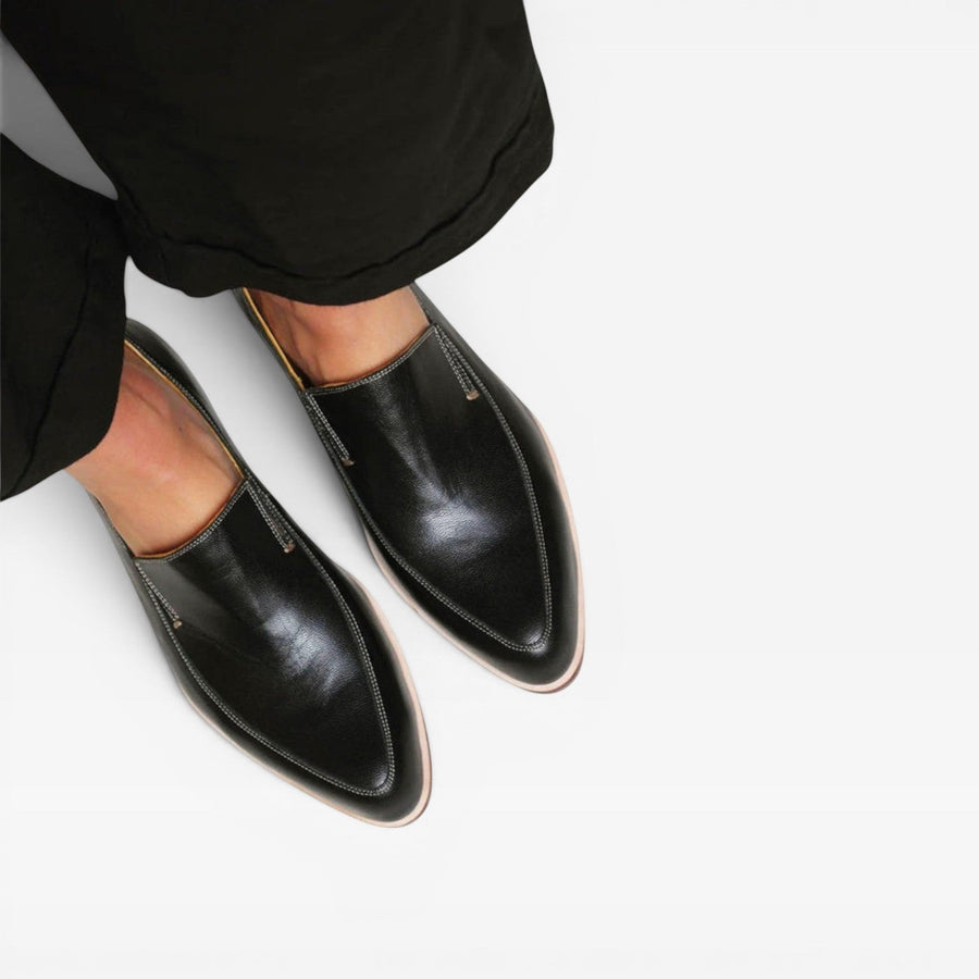 Women's Minimalist Leather Loafers — view 3