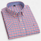 Men's Oxford short-sleeve summer shirt