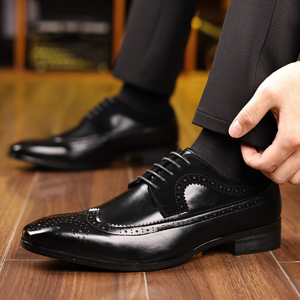 Men's Leather Oxford Shoes – Bargemon