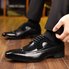 Men's Leather Oxford Shoes – Bargemon