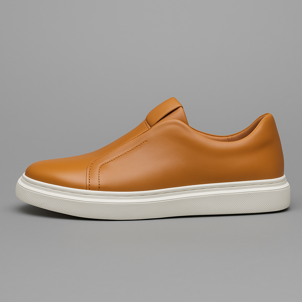 Men's Leather Slip-On Shoes – Sylvain