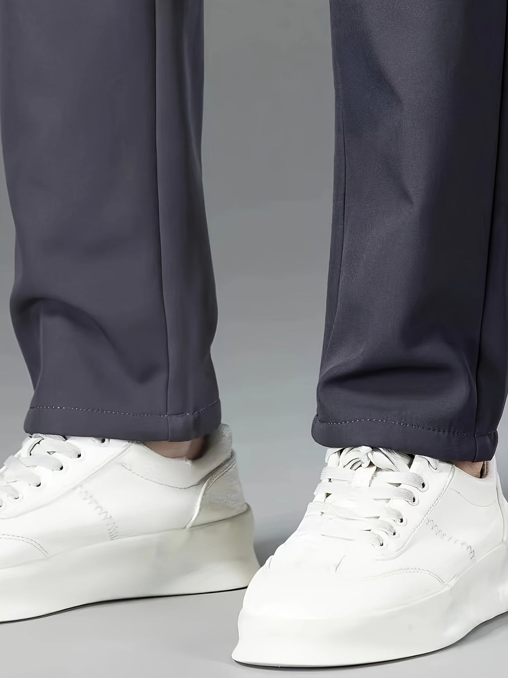 Men's fleece-lined water-repellent drawstring trousers