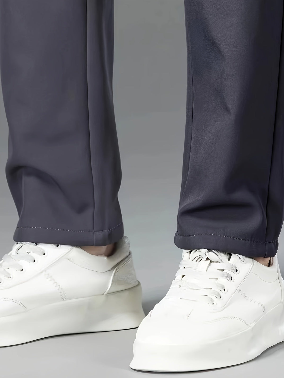 Men's fleece-lined water-repellent drawstring trousers