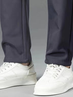 Men's fleece-lined water-repellent drawstring trousers