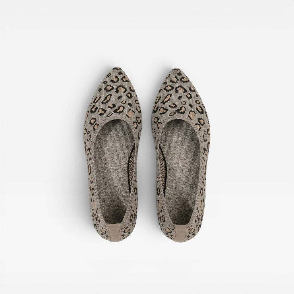 Women's Leopard Print Mesh Ballet Flats — view 2