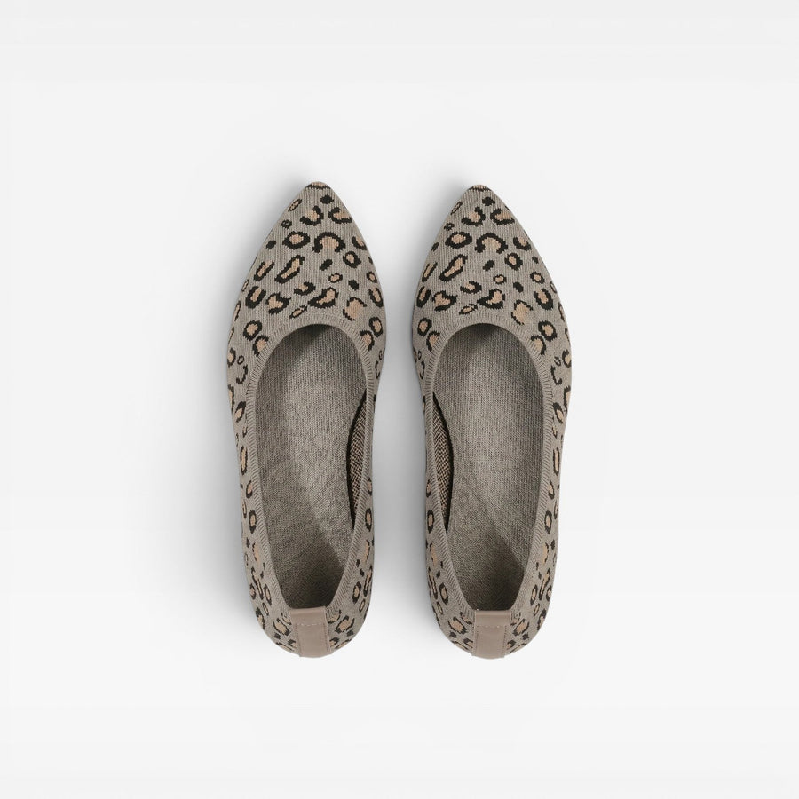 Women's Leopard Print Mesh Ballet Flats — view 2