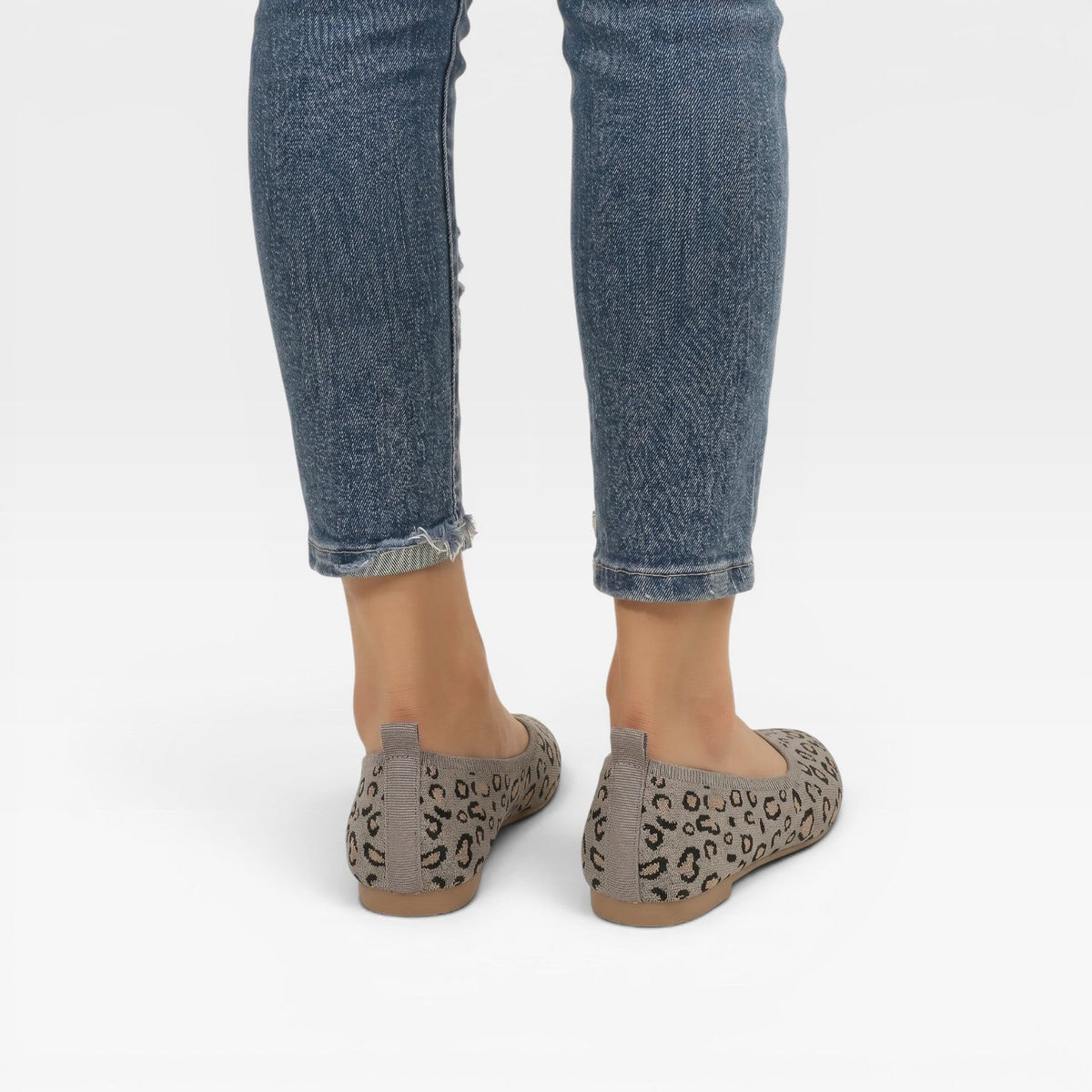 Women's Leopard Print Mesh Ballet Flats — view 3