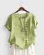 Elisavie | Comfortable Short Sleeve Blouse
