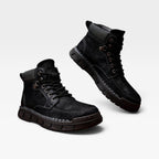 Men's Lace-Up Ankle Boots with Padded Lining, Non-Slip Sole — view 6