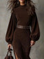 Harriet | Vintage Lantern-Sleeve Midi Dress