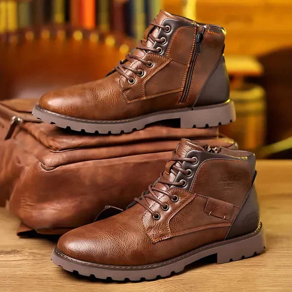 Men's Leather Ankle Boots – Sivota