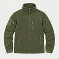 Men's utility fleece jacket in Olive | Ramsgill – front view