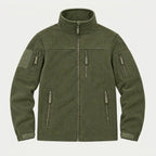 Men's utility fleece jacket in Olive | Ramsgill – front view