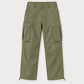 Men's Cargo Trousers in Army Green | Ulley – front view