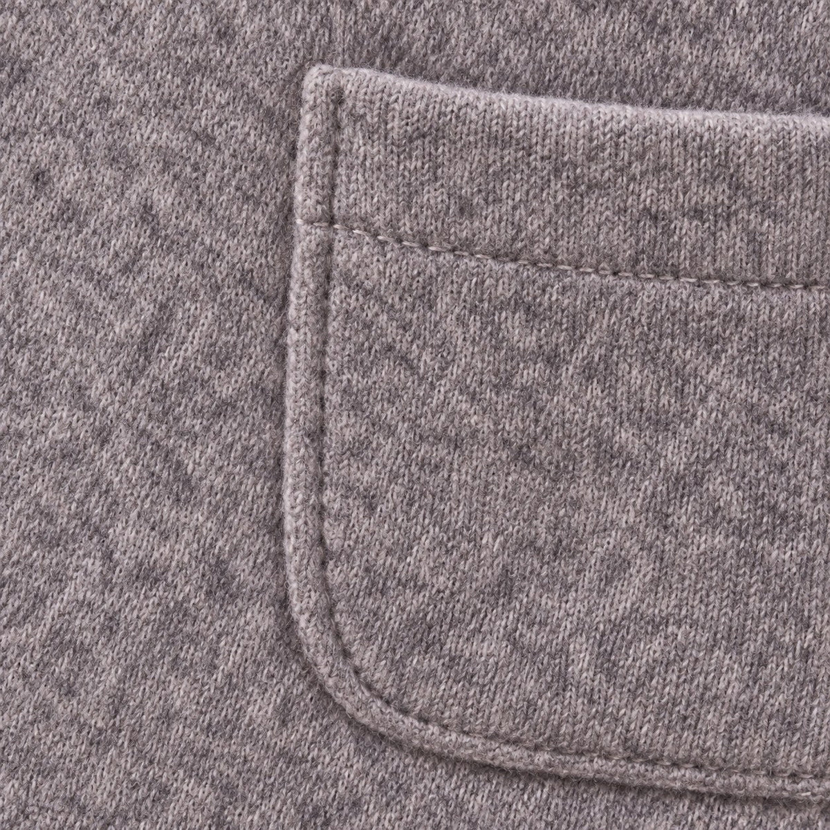Men's knit blazer cardigan in Grey | Morpeth – detail view