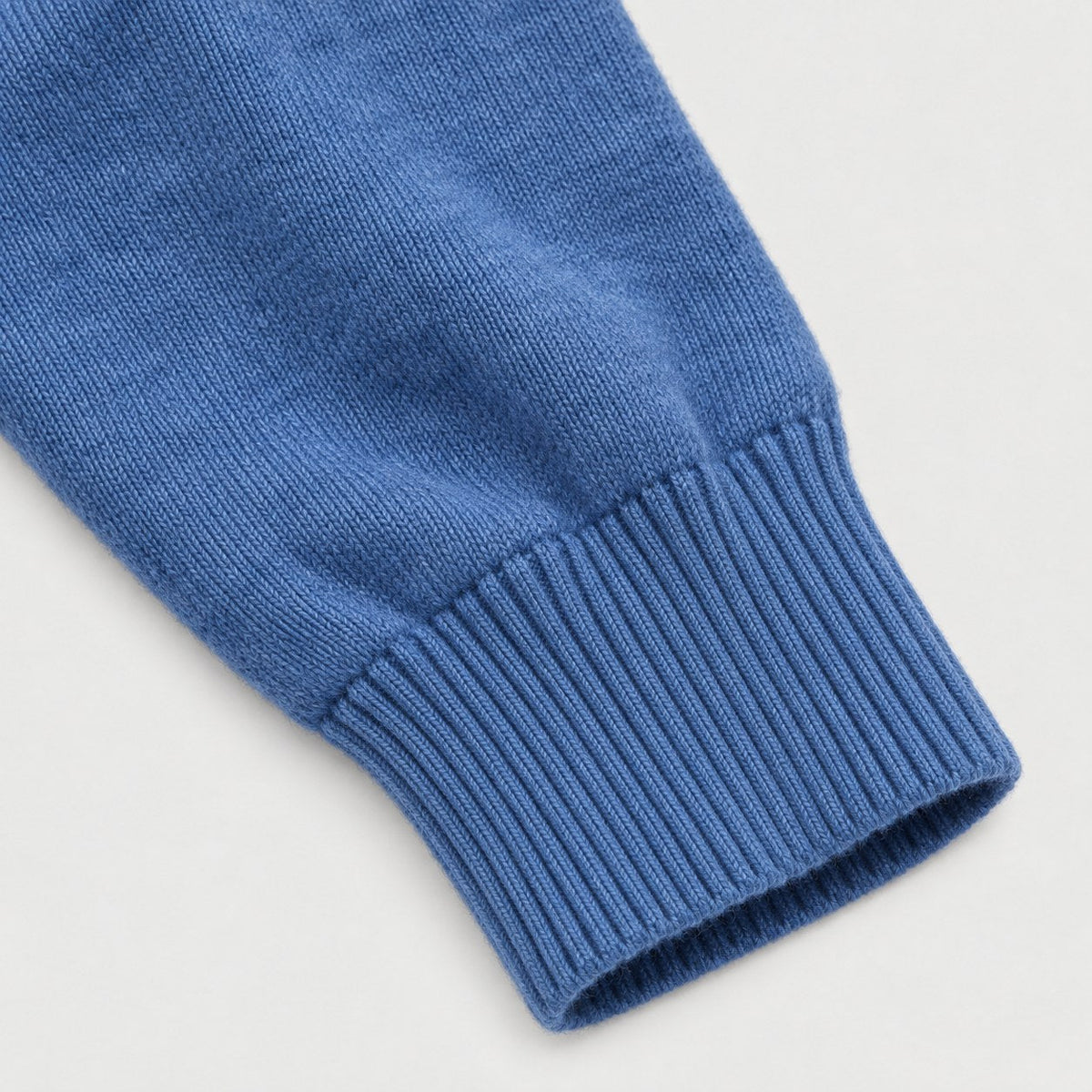 Women's Cowl Neck Jumper in Blue | Grantchester – detail view