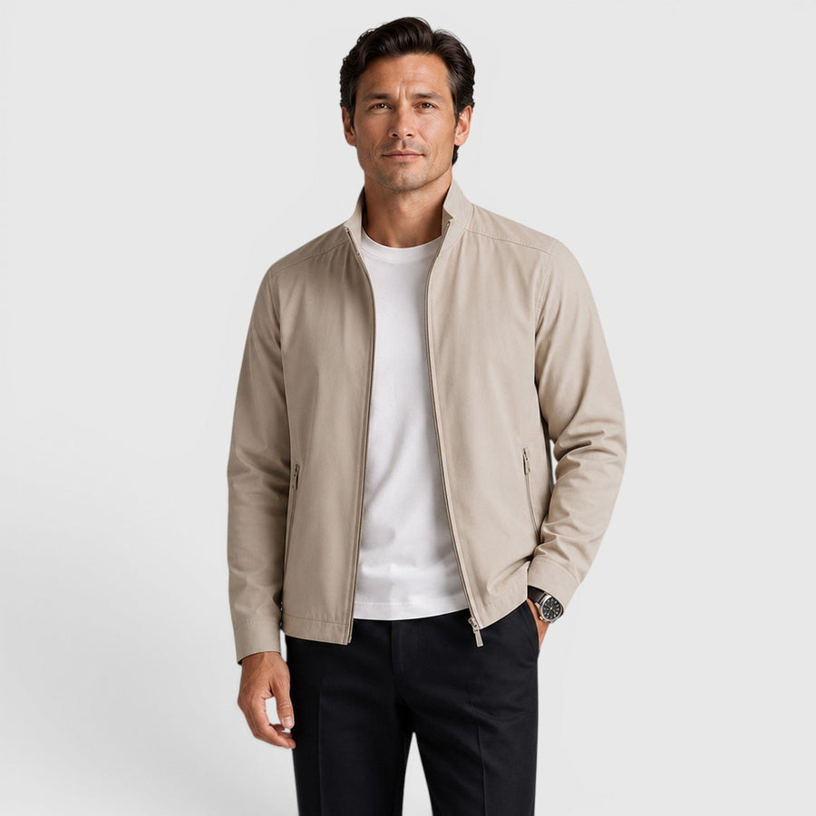 Men's lightweight tailored zip-up jacket