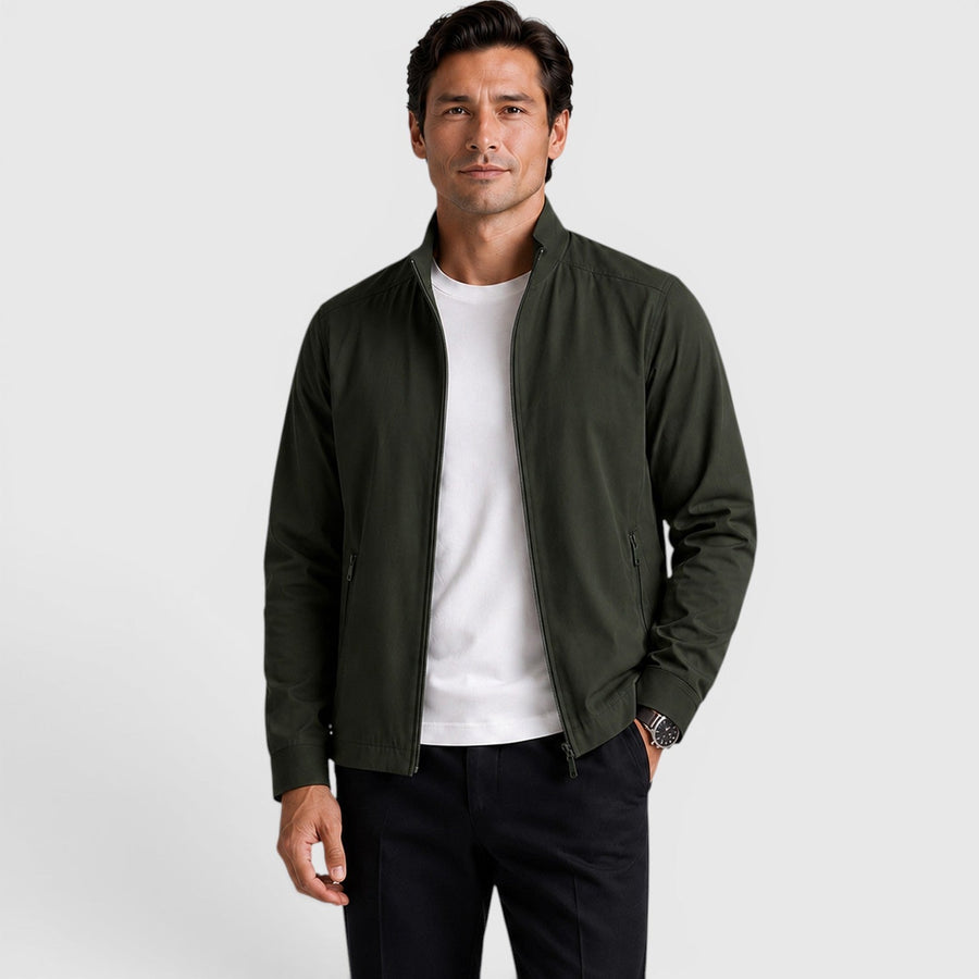 Men's lightweight tailored zip-up jacket