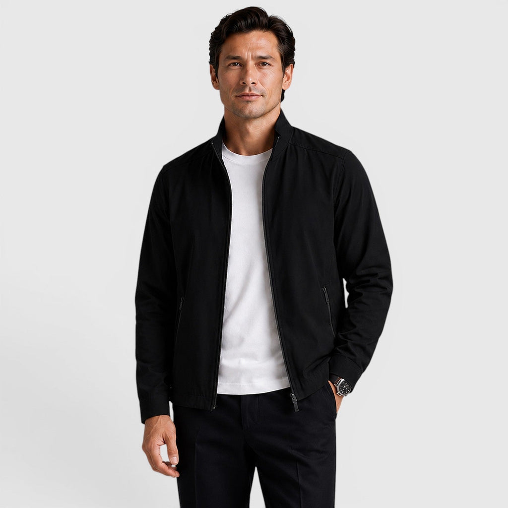 Men's lightweight tailored zip-up jacket