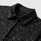Women's sequin shirt in Black | Fritton – detail view
