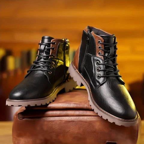 Men's Leather Ankle Boots – Sivota