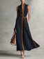 Harper - Sleeveless Wrap Maxi Dress