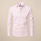 Men's wrinkle-resistant point collar formal shirt