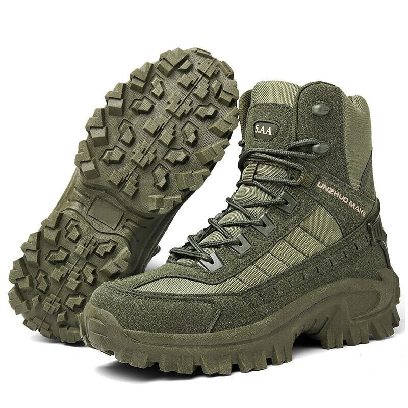 Men's Suede Tactical Work Boots — view 9