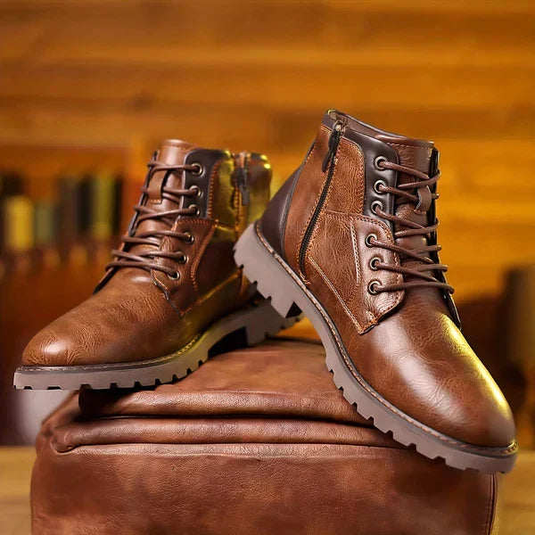Men's Leather Ankle Boots – Sivota
