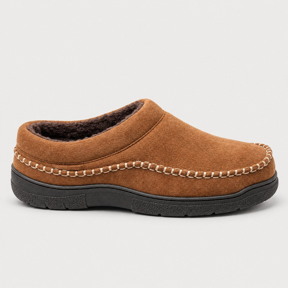 Men's mule slippers in Tan | Yarpole – side view