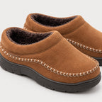 Men's mule slippers in Tan | Yarpole – detail view