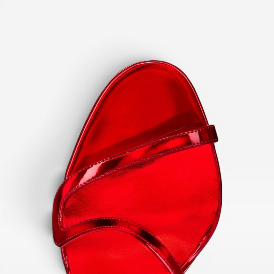 Women's Metallic Strappy Stiletto Sandals — view 4