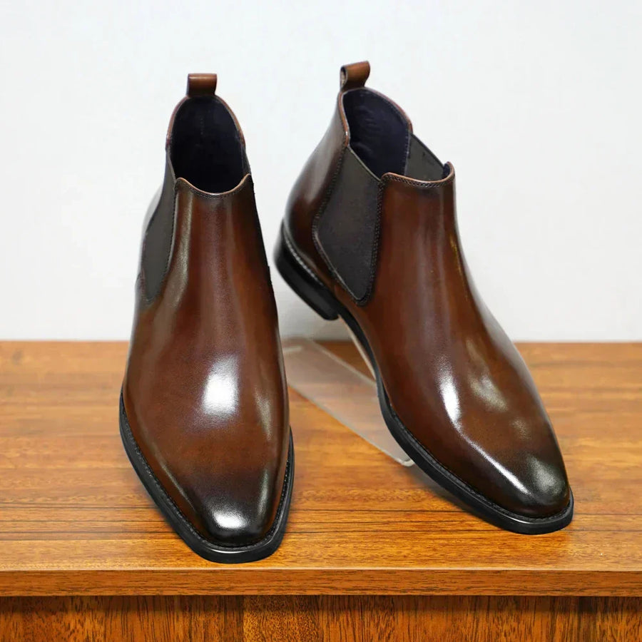 Men's Leather Ankle Boots – Arosa
