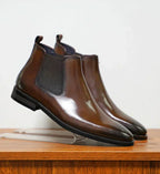 Men's Leather Ankle Boots – Arosa