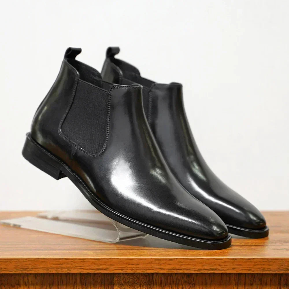 Men's Leather Ankle Boots – Arosa