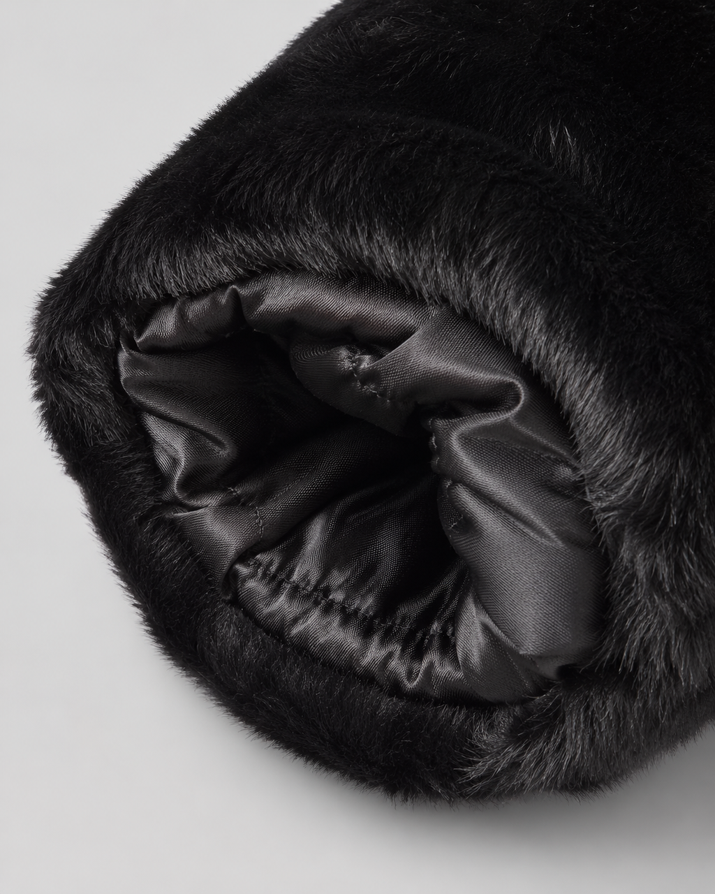 Women's Hooded Faux Fur Jacket with Zip Front | Kingham