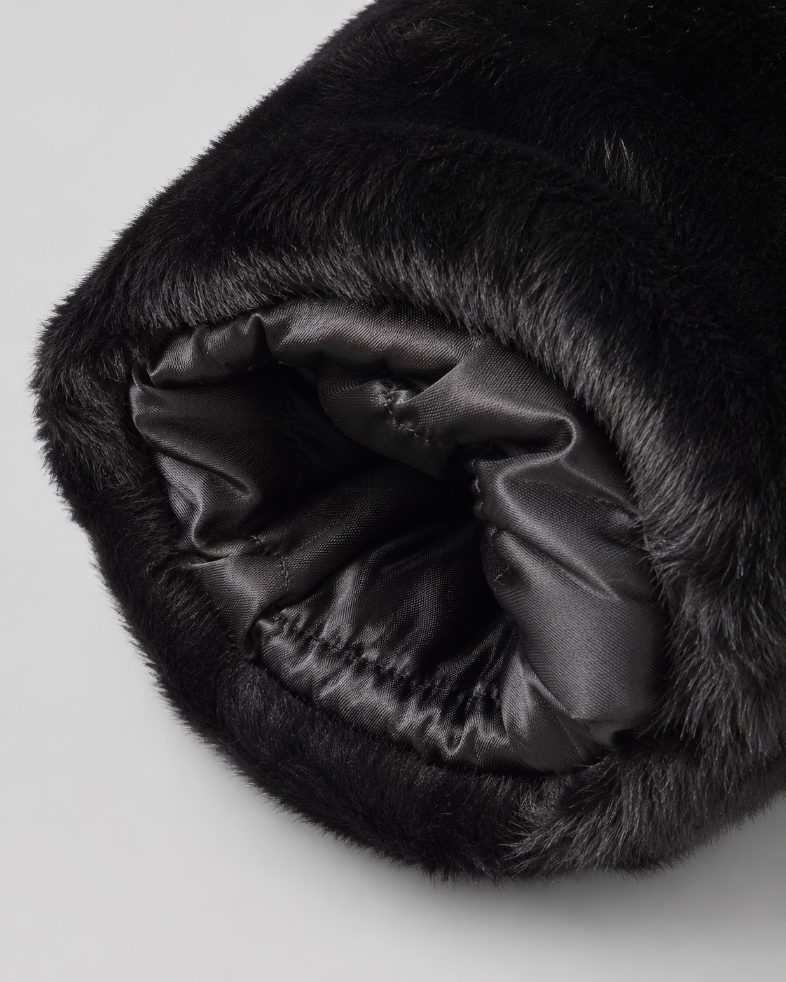 Women's Hooded Faux Fur Jacket with Zip Front | Kingham