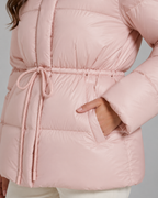 Doudoune à capuche pour femme avec taille à cordon de serrage | Taynton