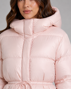 Doudoune à capuche pour femme avec taille à cordon de serrage | Taynton