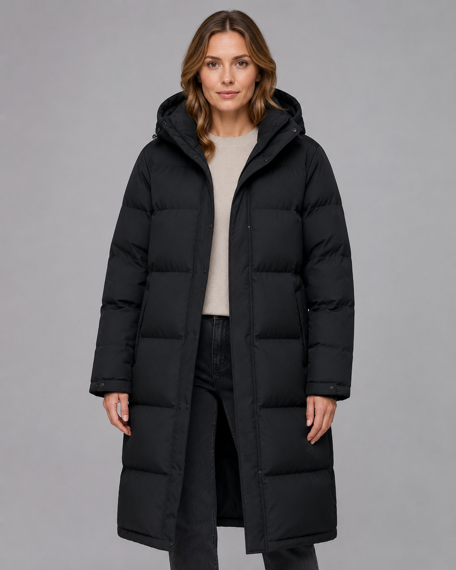 Women's Longline Hooded Padded Parka | Sherborne
