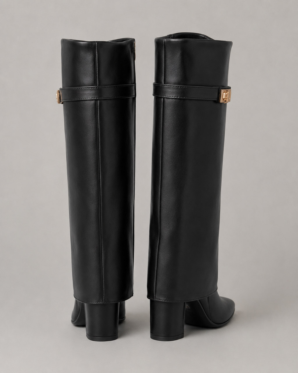 Bottes pour femme à bout pointu montant jusqu'au genou avec talon bloc | Northleach