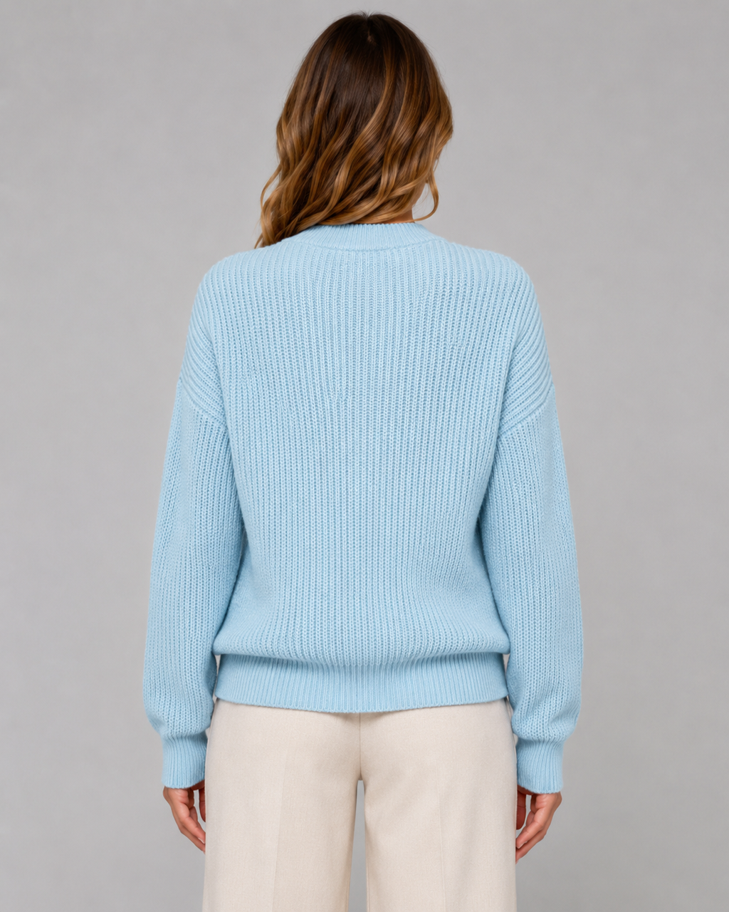Women's Ribbed Henley Jumper | Hubberholme