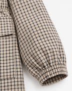 Women's Checked Utility Jacket with Drawstring Waist | Borrowdale