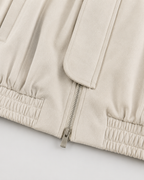 Damska krótka kurtka typu barn jacket z imitacji zamszu | Penistone