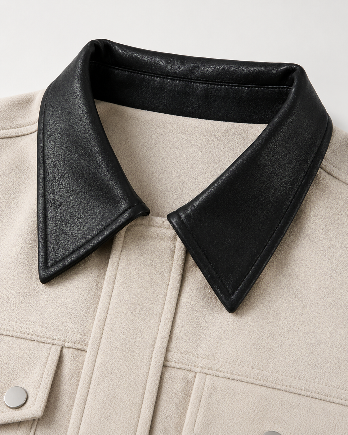 Damska krótka kurtka typu barn jacket z imitacji zamszu | Penistone