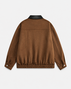 Damska krótka kurtka typu barn jacket z imitacji zamszu | Penistone