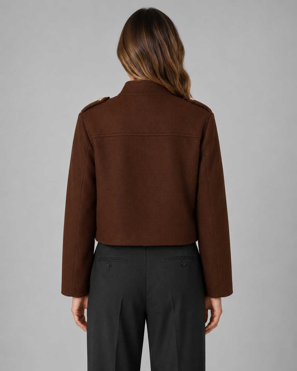 Veste courte style officier pour femme | Tenterden