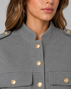 Veste courte style officier pour femme | Tenterden